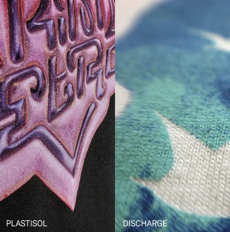 PLASTISOL VS DISCHARGE INK PRINTS - Culture Studio